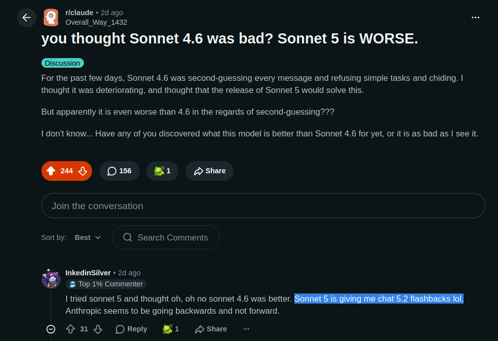 sonnet hate